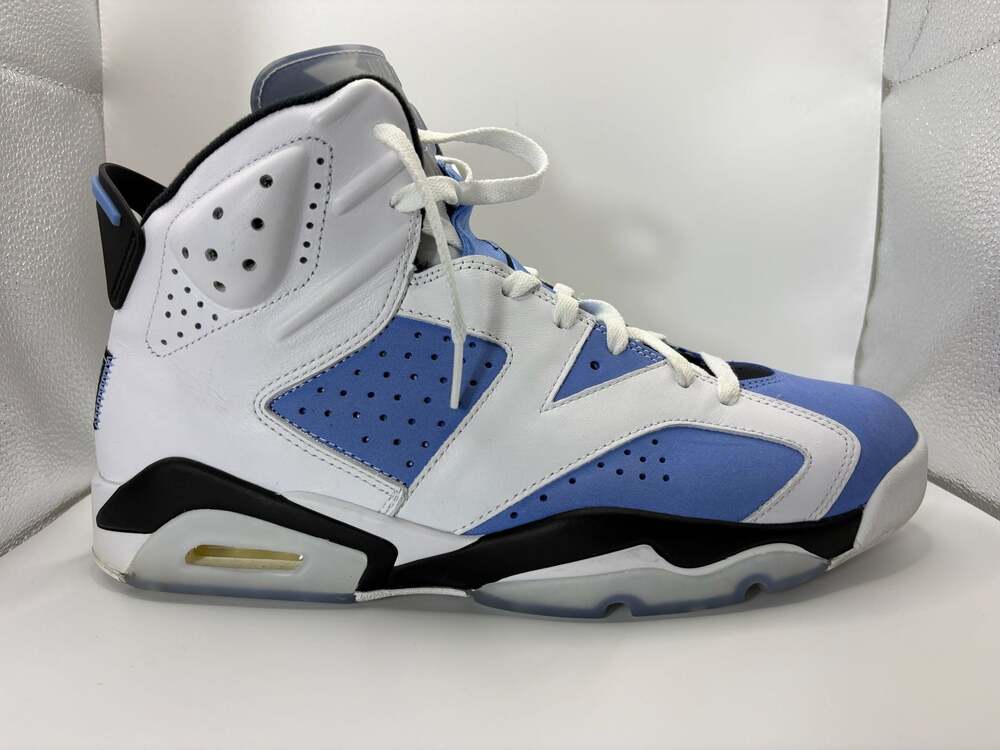 Air Jordan 9 Retro University Blue White Black Sneakers - Size 12